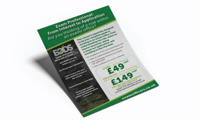 Exam Officer Training Workshop - What does an exams officer do?