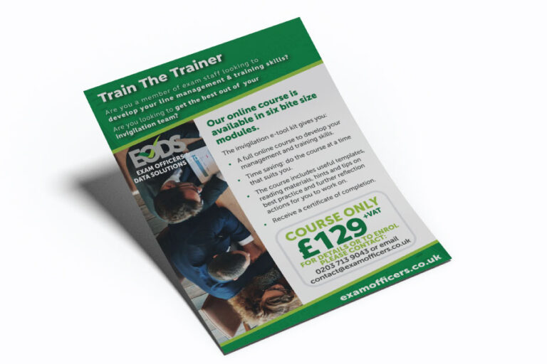 Exam Officer Training Workshop - Exam Officer Train the Trainer Course