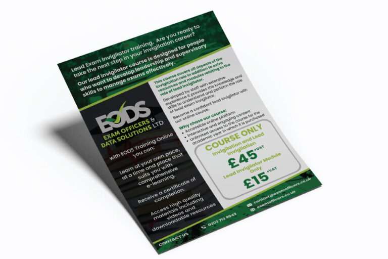 Exam Officer Training Workshop - Lead Invigilator Training Course